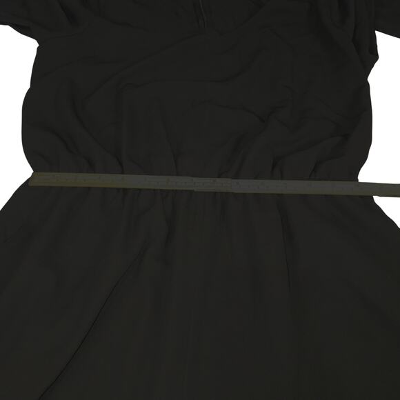 Decree Women XL Romper Shorts Black Pockets Flowy Casual Goth Witchy Whimsigoth - Picture 16 of 16